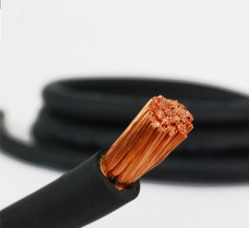 Rubber welding cable